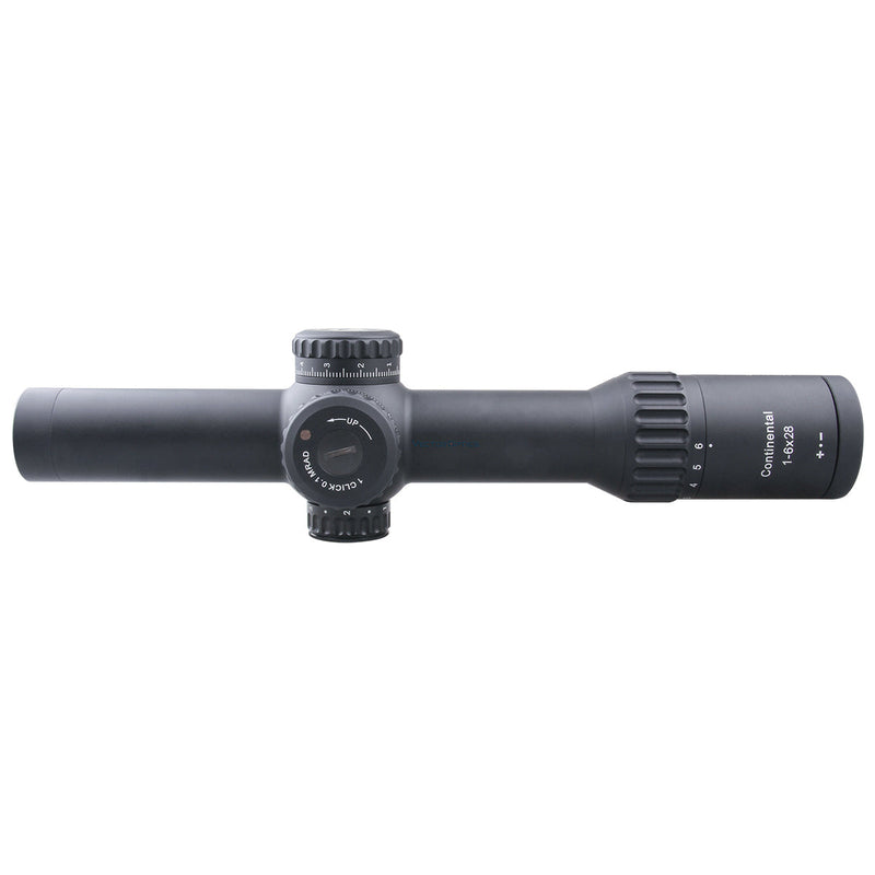 Load image into Gallery viewer, 34mm Continental 1-6x28 FFP LPVO Riflescope5 Details