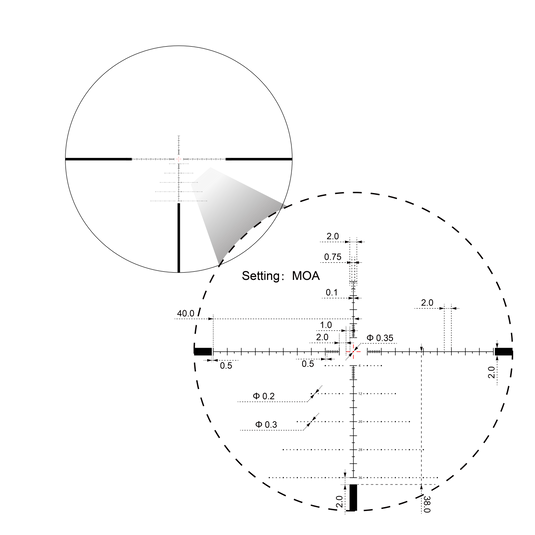 Sentinel 6-24x50 FFP Rifle Scope (SCFF-57)