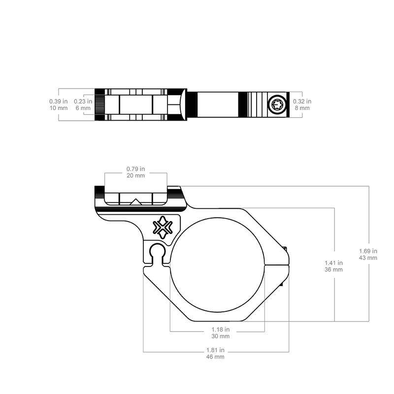 Load image into Gallery viewer, 30/34mm Offset Bubble GenII