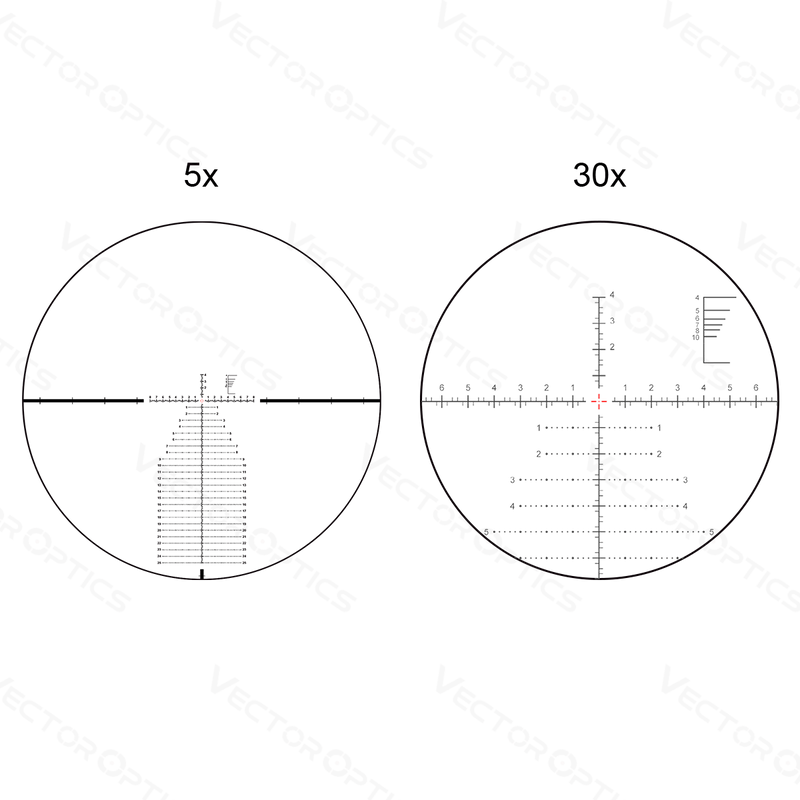 Load image into Gallery viewer, 34mm Continental x6 5-30x56 MBR FFP Riflescope Ranging (SCFF-41)