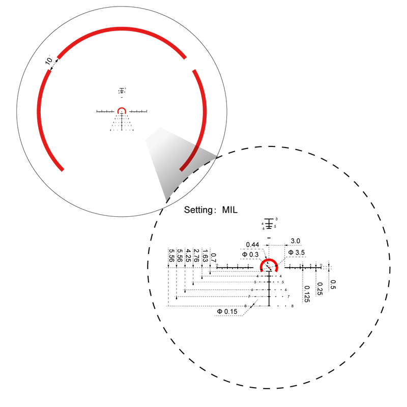 Load image into Gallery viewer, Constantine 1-8x24 RAR Riflescope (SCFF-60)