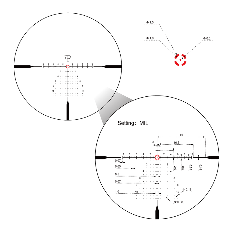 Load image into Gallery viewer, Continental x10 1-10x28 ED RAR-C Rifle Scope (SCFF-62)
