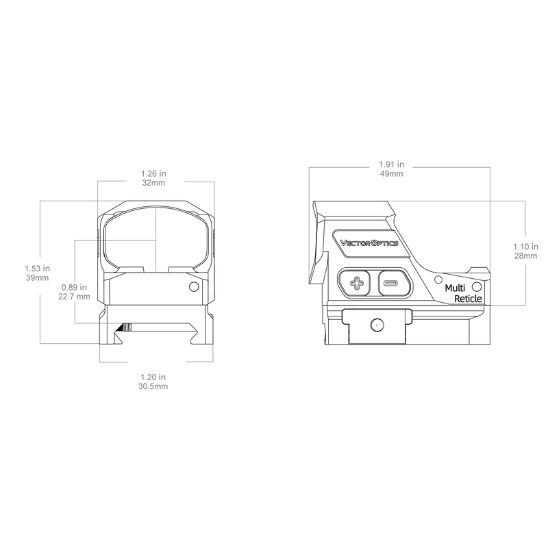 Load image into Gallery viewer, Frenzy-X 1x19x28 GenII Titanium Red Dot Sight