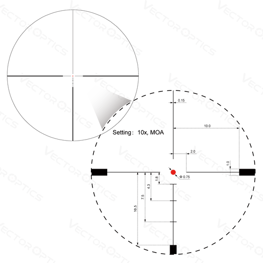 Hugo 4-16x44GT SFP Riflescope (SCOL-30)