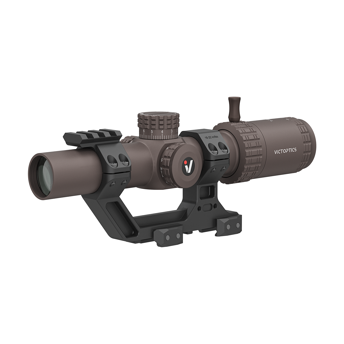 ベクターオプティクス S6 1-6X24 COYOTE FDE HI MOUNT S6 1-6×24 LPVO SFP Coyote FDE Rifle Scope w/ 1- Piece Extreme High
