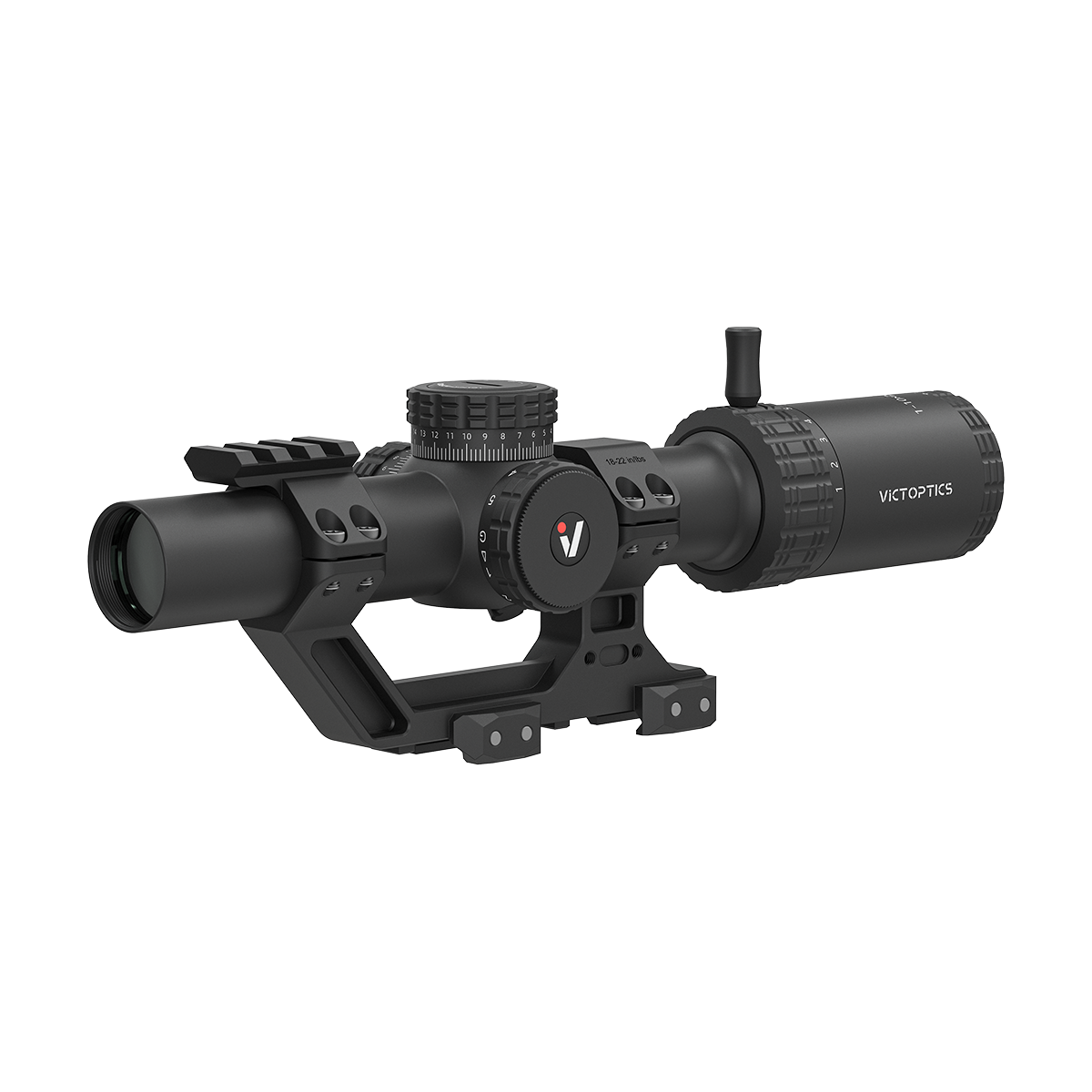 S10 1-10x24i LPVO Fiber SFP Rifle Scope w/ 1-Piece Extreme High