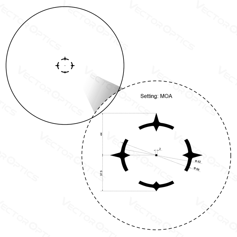 Load image into Gallery viewer, Paragon 1x16 3x18 4×24 Ultra Compact Prism Scope
