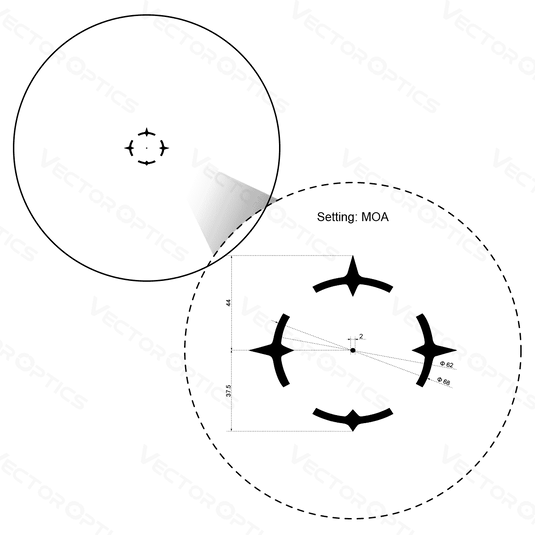 Paragon 1x16 3x18 4×24 Ultra Compact Prism Scope