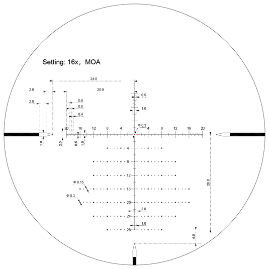 Sentinel 4-16x50 GenII Riflescope