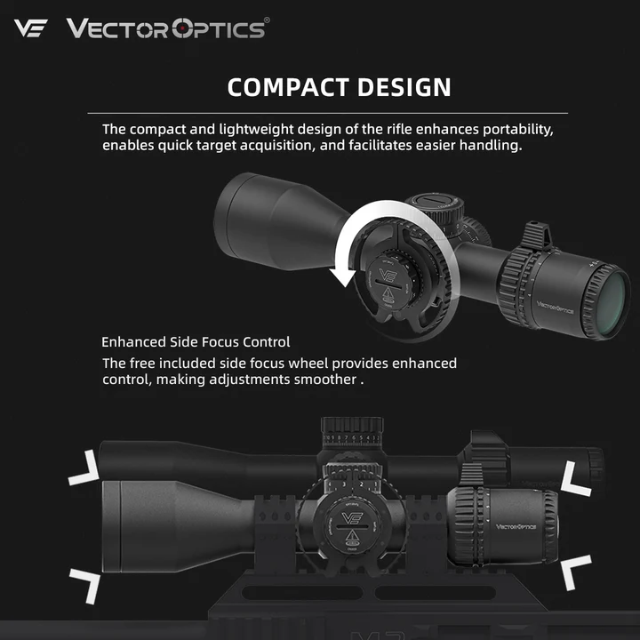 Load image into Gallery viewer, Small Game Hunting | Veyron GenII 4-16x44 HD CTR FFP FT/HFT Rifle Scope (SCFF-73)