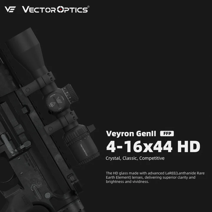 Load image into Gallery viewer, Small Game Hunting | Veyron GenII 4-16x44 HD DCR FFP FT/HFT Rifle Scope (SCFF-78)