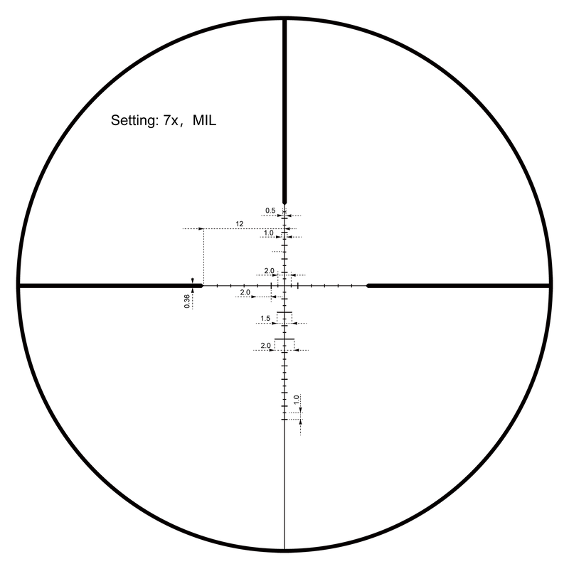 Load image into Gallery viewer, 1” Monotube | VictOptics SOI 2-7x32 Rifle Scope (VIOC-02)