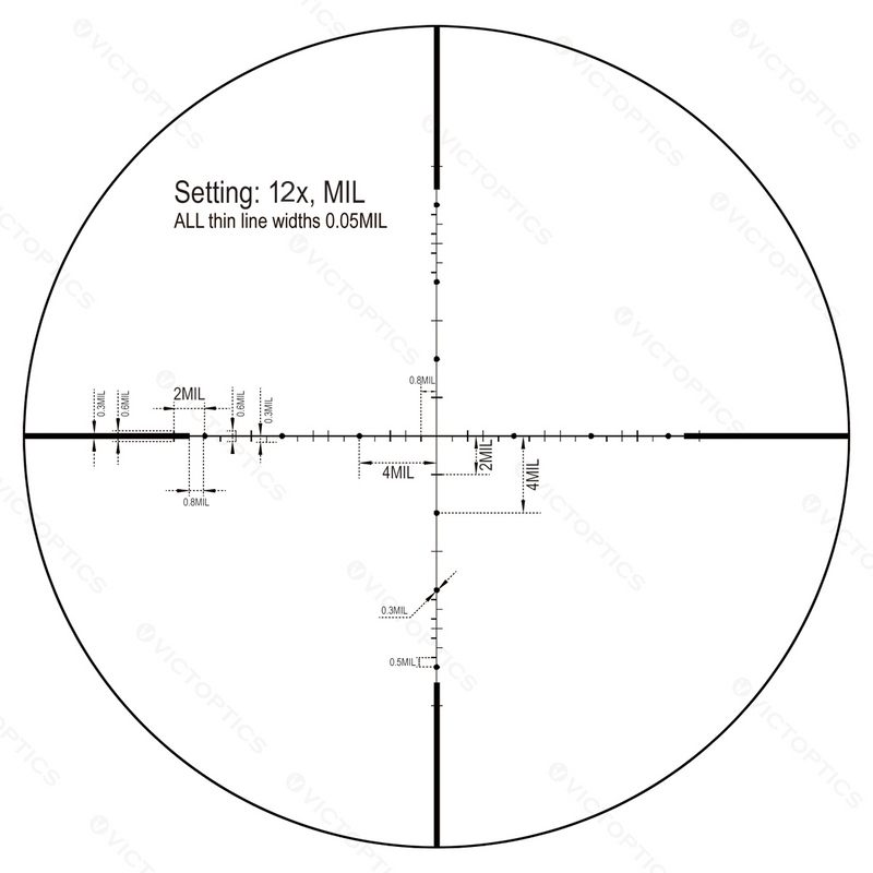 Load image into Gallery viewer, VictOptics S4 3-12x40 SFP