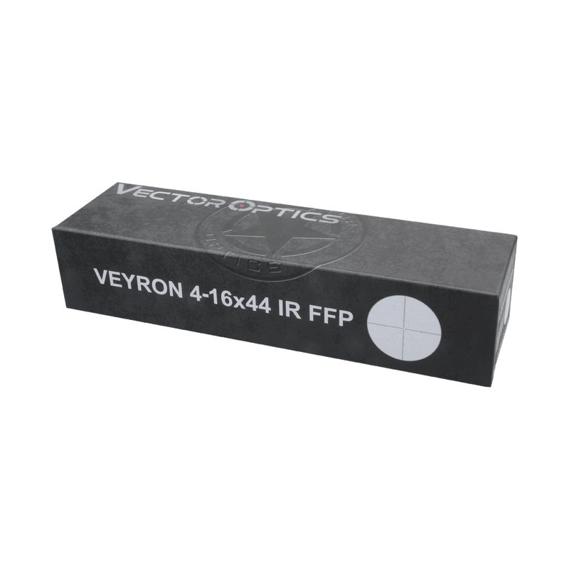 Load image into Gallery viewer, Veyron 4-16x44 First Focal Plane Riflescope Illuminated Outer packaging Details