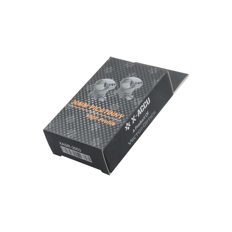 Load image into Gallery viewer, 30mm X-Accu 1.4" Medium Profile Picatinny Scope Rings - Vector Optics Online Store