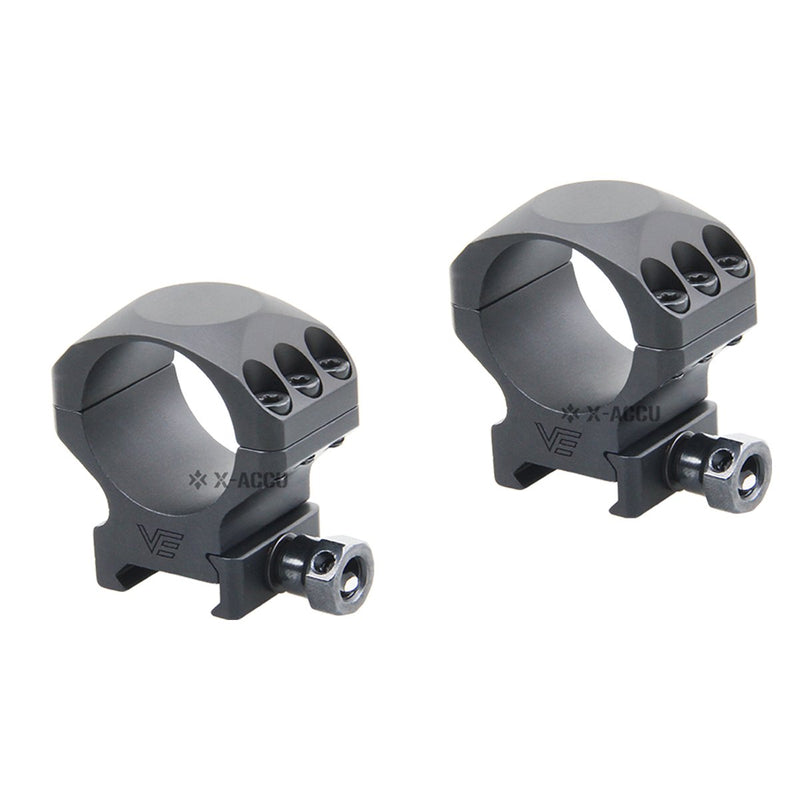 Load image into Gallery viewer, 30mm X-Accu 1" Low Profile Picatinny Scope Rings - Vector Optics Online Store
