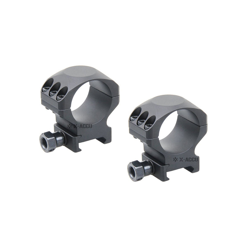 Load image into Gallery viewer, 30mm X-Accu 1" Low Profile Picatinny Scope Rings - Vector Optics Online Store