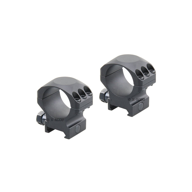 Load image into Gallery viewer, 30mm X-Accu 1" Low Profile Picatinny Scope Rings - Vector Optics Online Store