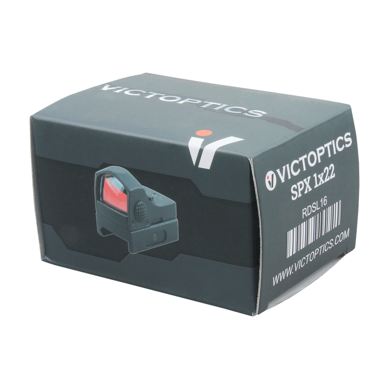 Load image into Gallery viewer, Victoptics SPX 1x22 Red Dot Sight packagebox