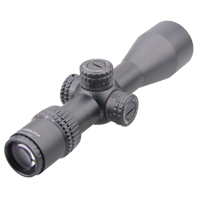Load image into Gallery viewer, Veyron 3-12x44 FFP Riflescope Details