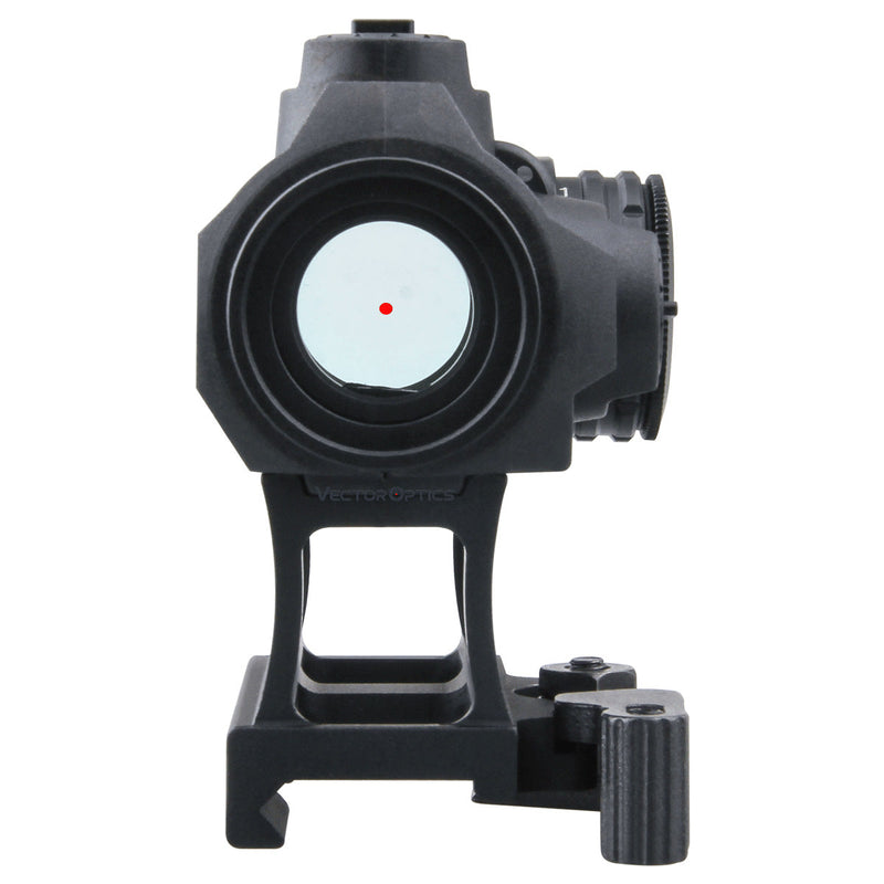 Load image into Gallery viewer, Vector Optics Maverick AR15 M4 1x22 Tactical Red Dot Scope Sight with 20mm Quick Release High Riser Picatinny Mount Base
