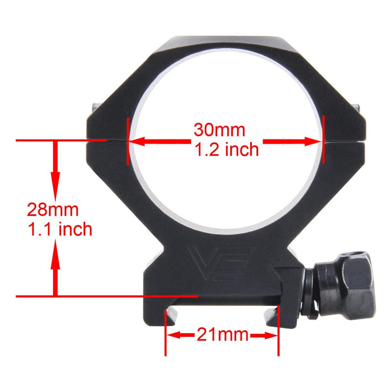 Load image into Gallery viewer, 34mm X-ACCU Scope Ring Low - Vector Optics Online Store