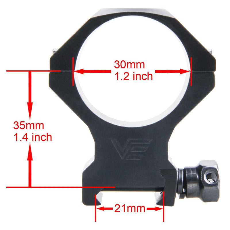 Load image into Gallery viewer, 34mm X-ACCU Scope Ring Medium - Vector Optics Online Store