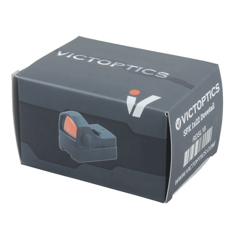 Load image into Gallery viewer, Victoptics SPX V3 1x22 Red Dot Sight Dovetail packagebox