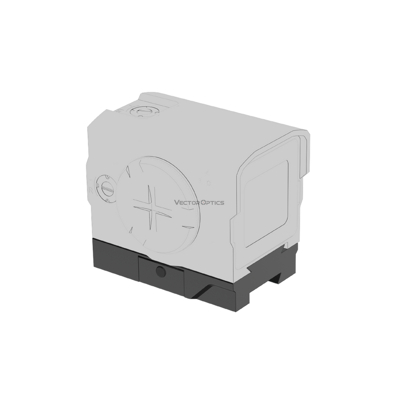 Load image into Gallery viewer, Enclosed Red Dot Sight Low Dovetail Mount VOD Footprint