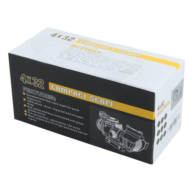 Load image into Gallery viewer, Victoptics C1 Fiber Sight 4x32 Prism Riflescope