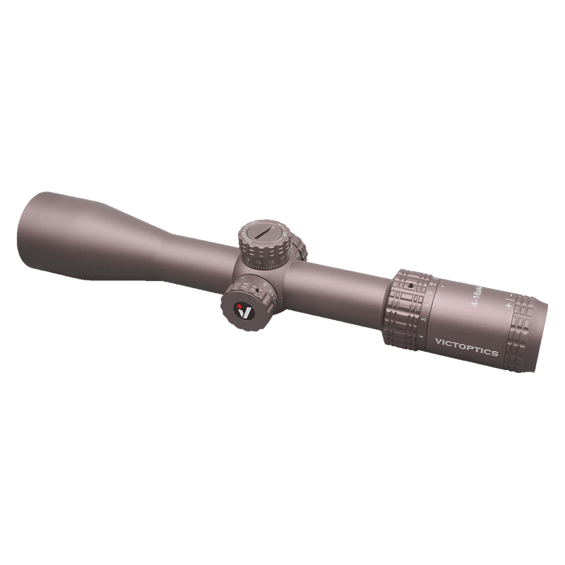 Load image into Gallery viewer, Airgun Scope | VictOptics S4 4-16x44 SFP Coyote FDE .22LR Scope (OPSL26)