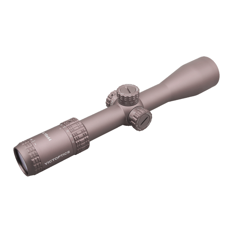 Load image into Gallery viewer, Airgun Scope | VictOptics S4 4-16x44 SFP Coyote FDE .22LR Scope (OPSL26)