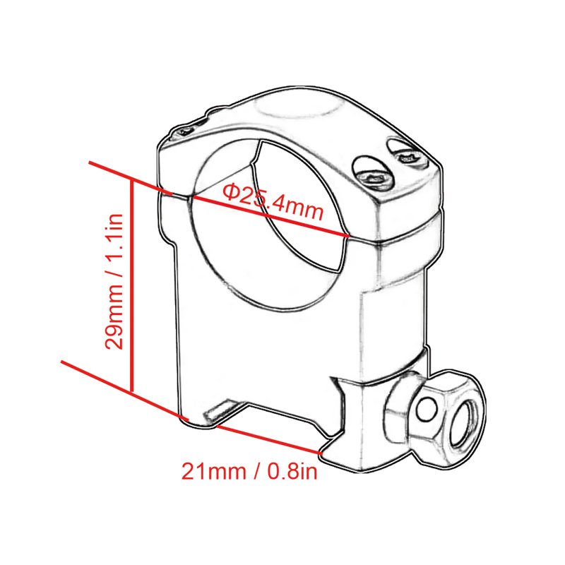 Load image into Gallery viewer, Vector Optics Scope Weaver Rings 25.4mm/30mm - Vector Optics Online Store
