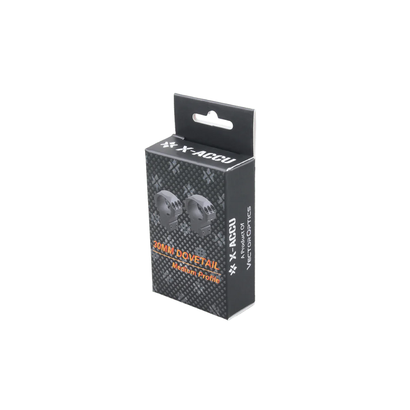 Load image into Gallery viewer, 30mm X-Accu 1.25in Profile Dovetail Scope Rings - Vector Optics Online Store