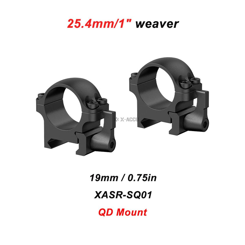 Load image into Gallery viewer, X-Accu Steel Scope Rings - Vector Optics Online Store