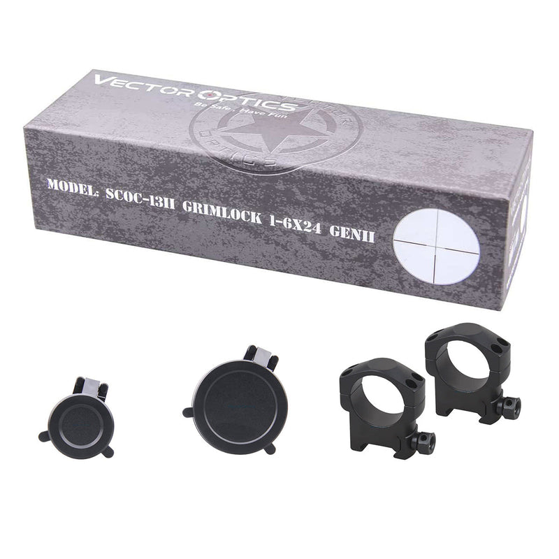 Load image into Gallery viewer, Vector Optics Gen2 Grimlock 1-6x24 BDC (MOA) Ballistic Reticle Rifle Scope Center Dot Illuminated CQB Riflescope .223 AR15 .308