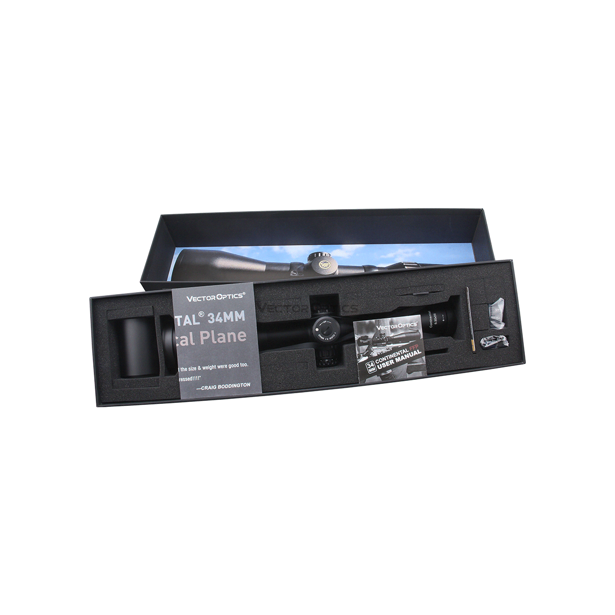 34mm Continental x6 5-30x56 MBR FFP Riflescope Ranging (SCFF-41)