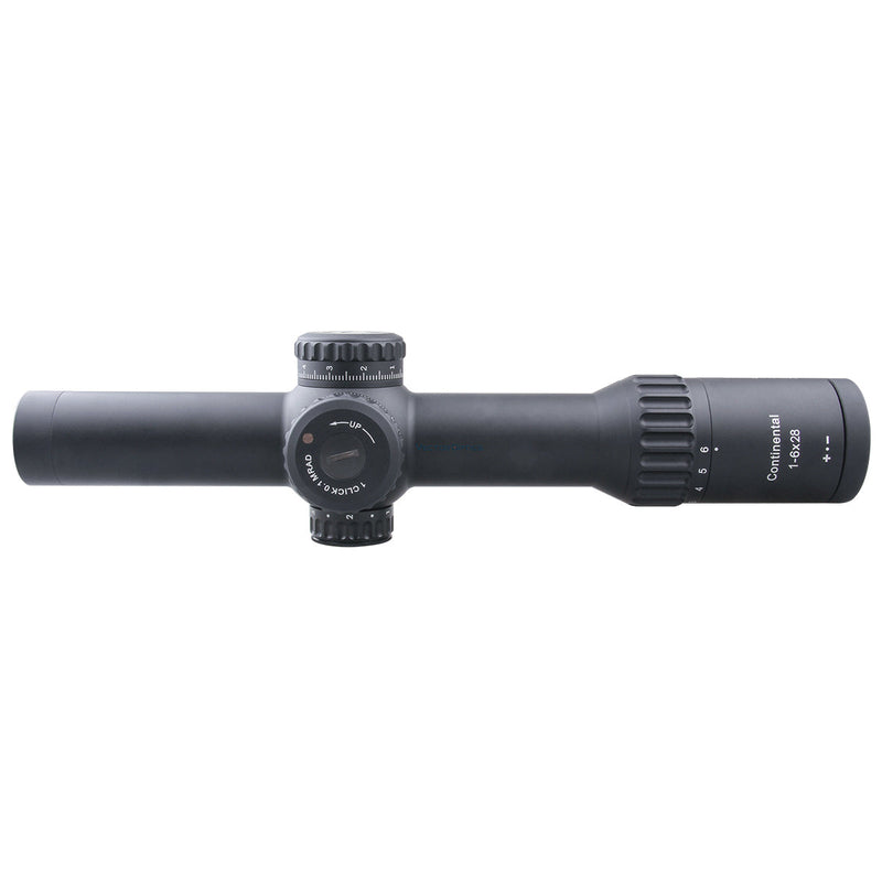 Load image into Gallery viewer, 34mm Continental 1-6x28 FFP LPVO Riflescope5 Details
