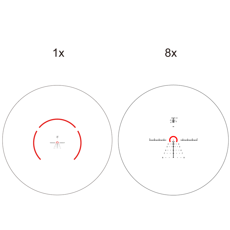 Load image into Gallery viewer, Constantine 1-8x24 RAR Riflescope (SCFF-60)
