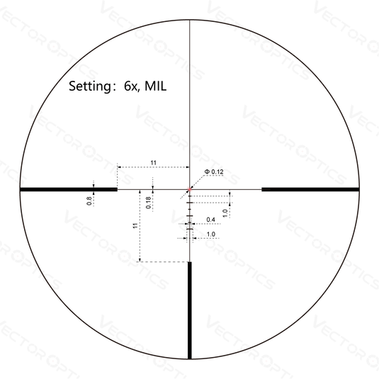 Continental 1-6x24i Fiber Tactical Riflescope