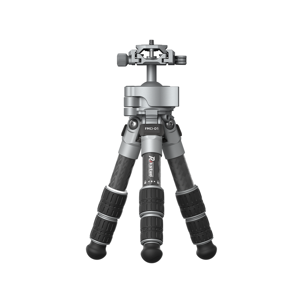 RokStad FMA Carbon Fiber Desktop Tripod with Integrated Ball Head | 6061-T6 Aluminum (FMCI-D1)