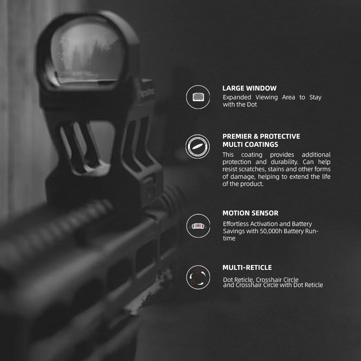 Frenzy-X 1x22x26 MOS Multi Reticle (SCRD-M36)