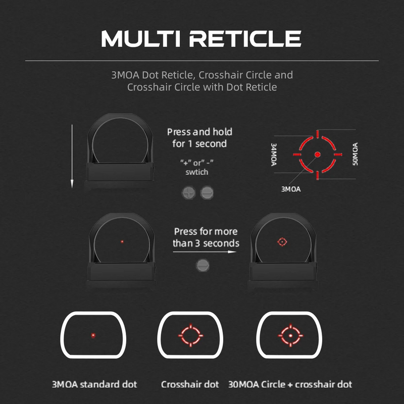 Load image into Gallery viewer, Frenzy-X 1x22x26 MOS Multi Reticle (SCRD-M36)
