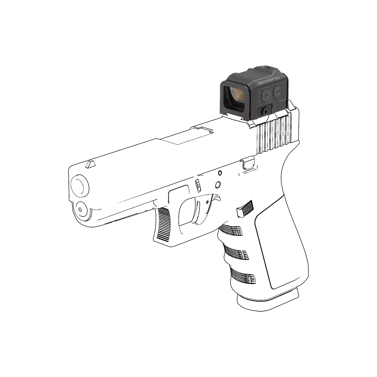 Frenzy Plus 1x18x22 Enclosed Red Dot Sight (SCRD-75)