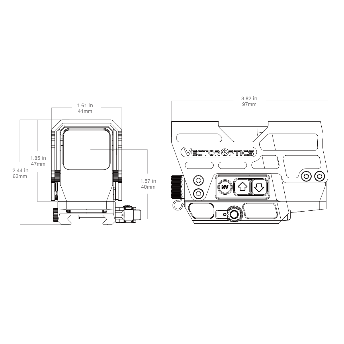 Frenzy Plus 1x31x26 Solar Red Dot Sight