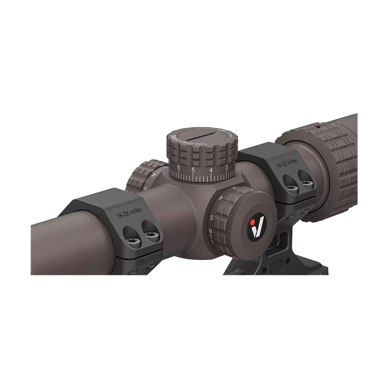 Load image into Gallery viewer, S6 1-6×24 LPVO SFP Burnt Brown Rifle Scope w/ 1- Piece Extreme High Picatinny AR Mount Kit (OPSL123)
