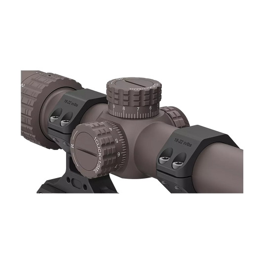 S6 1-6×24 LPVO SFP Burnt Brown Rifle Scope w/ 1- Piece Extreme High Picatinny AR Mount Kit (OPSL123)