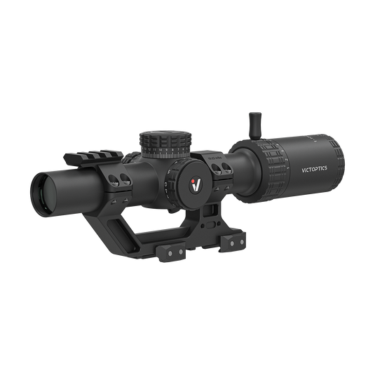 S10 1-10x24i LPVO Fiber SFP Rifle Scope w/ 1-Piece Extreme High Picatinny AR Mount Kit (OPSL139)