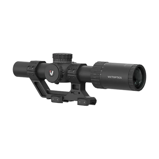 S10 1-10x24i LPVO Fiber SFP Rifle Scope w/ 1-Piece Extreme High Picatinny AR Mount Kit (OPSL139)