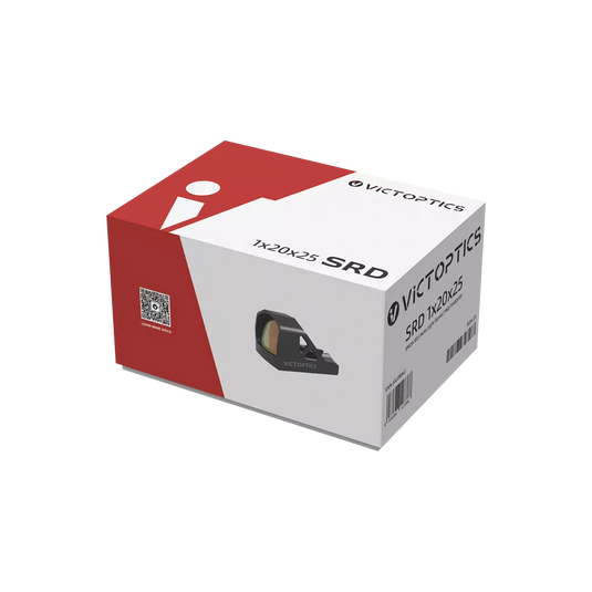 VictOptics SRD 1x20x25 Pistol Red Dot Sight EDC | Compatible with LPVOs and Prism Scopes (RDSL33)